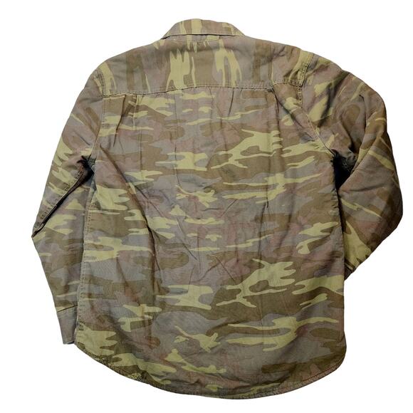 Outdoor Life Mens Jacket Small Camo Sherpa Lined Outdoor Chores Hunting Shacket - Picture 2 of 12